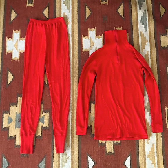 REI Other Vintage Rei Long Underwear Red Meraklon Size M Poshmark